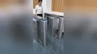 Выдвижной полностью автоматический турникет с откидным барьером для контроля доступа