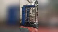 Автоматический турникет для контроля доступа из нержавеющей стали, полноростовой, с барьером